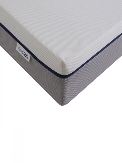 Bleu Câlin - Matelas mousse hybride confort ferme - épaisseur 16cm L'Agréable - Kiabi