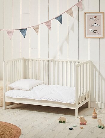 Bleu Câlin - Oreiller Bébé 40x60cm Souple Lavable À 95°c