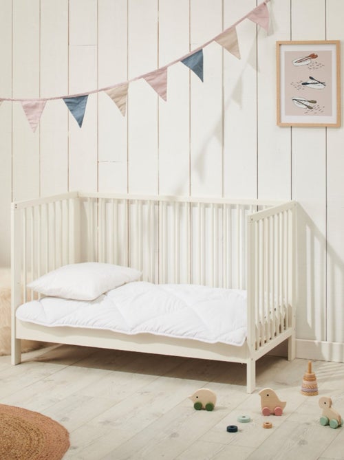 Bleu Câlin - Oreiller Bébé 40x60cm Souple Lavable À 95°c - Kiabi
