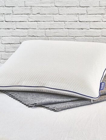 Bleu Câlin - Oreiller ergonomique mémoire forme bio