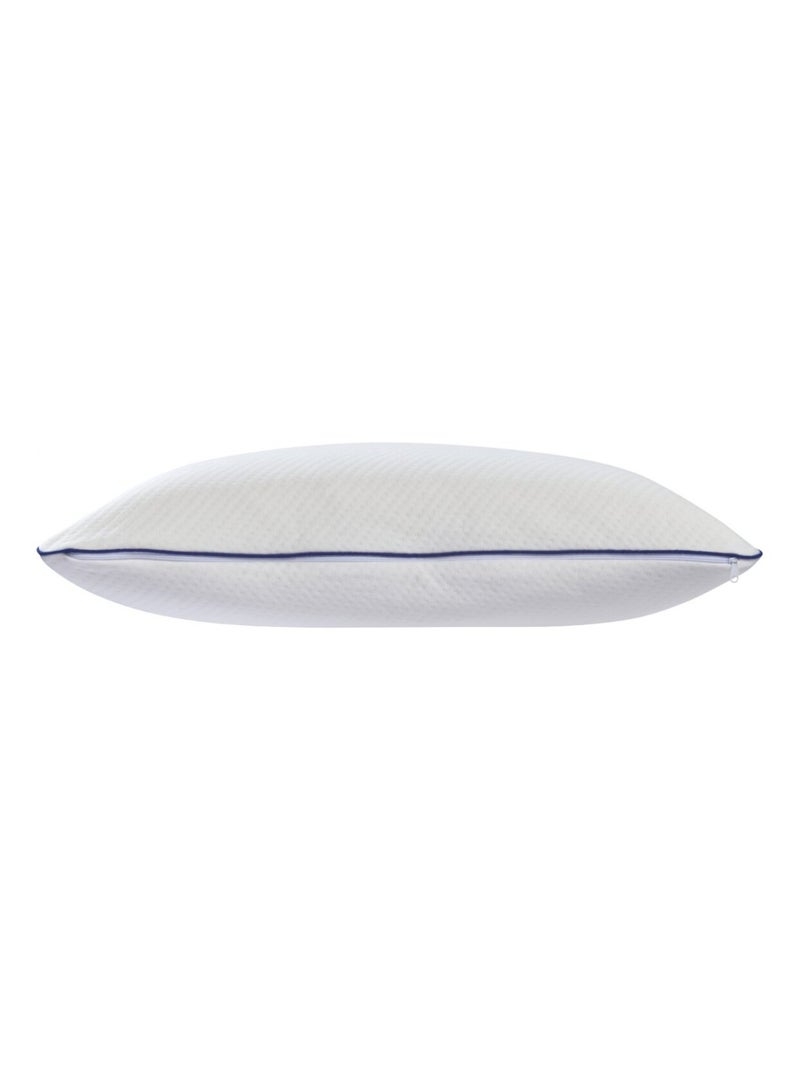 Bleu Câlin - Oreiller ergonomique mémoire forme bio Blanc - Kiabi