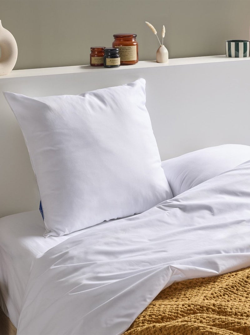 Bleu Câlin - Oreiller ferme anti-acariens sanitized Blanc - Kiabi