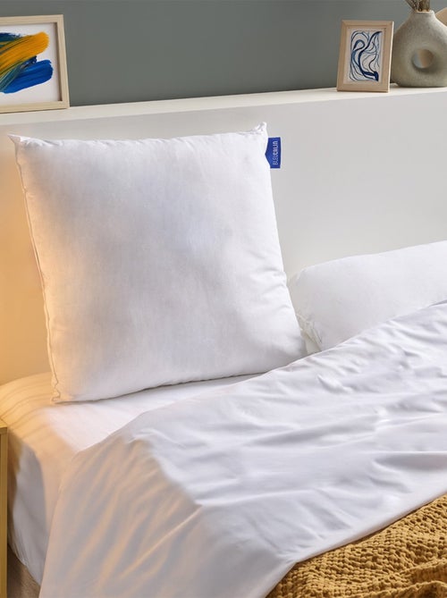Bleu Câlin - Oreiller ferme coton bio certifié gots - Kiabi