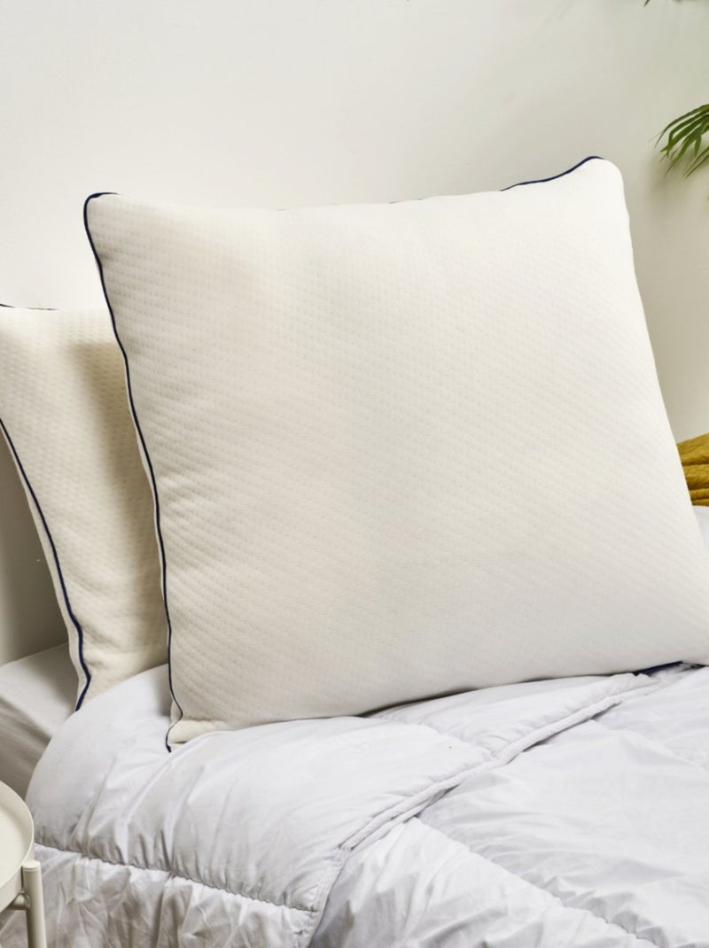 Bleu Câlin - Oreiller mémoire de forme mixte premium Blanc - Kiabi