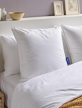 Bleu Câlin - Oreiller souple Duo duvet canard microfibre