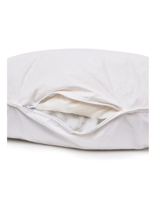 Bleu Câlin - Oreiller souple Duo duvet canard microfibre - Kiabi