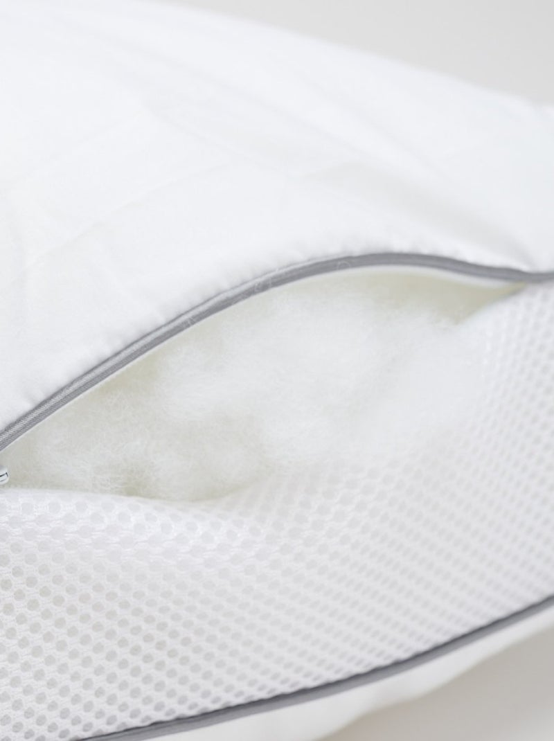 Bleu Câlin - Oreiller souple premium ventilé Blanc - Kiabi