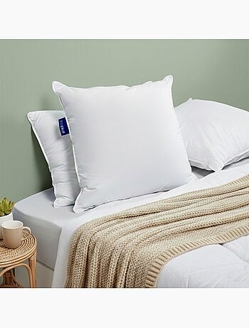 Bleu Câlin - Oreiller souple sensation duvet gonflant
