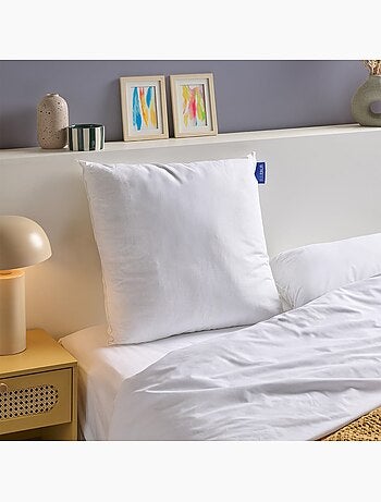 Bleu câlin - pack coton bio couette chaude + 1 ou 2 oreillers moelleux