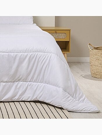 Bleu câlin - pack coton bio couette chaude + 1 ou 2 oreillers moelleux