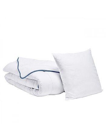 Bleu Câlin - Pack Couette Tempérée + 1 ou 2 Oreillers