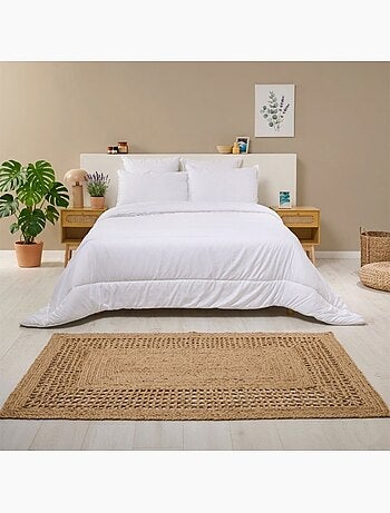 Bleu Câlin - Pack Été Couette légère + 1 ou 2 Oreillers Anti-acariens Traitement Naturel