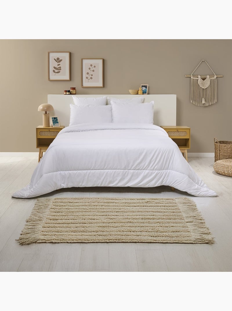 Bleu Câlin - Pack Été Couette légère + 1 ou 2 Oreillers Anti-transpiration Topcool Blanc - Kiabi