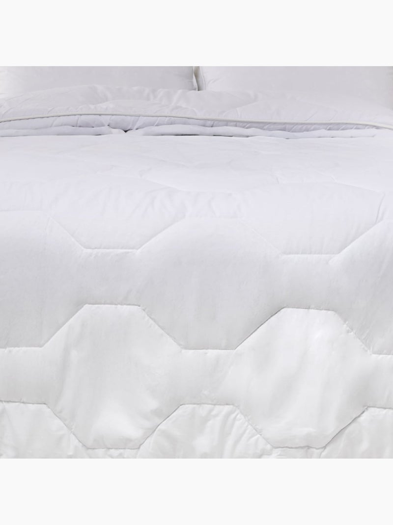 Bleu câlin - pack hôtel couette très chaude + 1 ou 2 oreillers moelleux Blanc - Kiabi