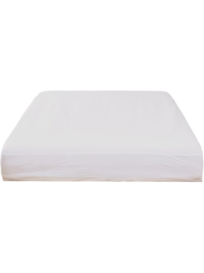 Bleu Câlin - Protège Matelas Bébé 60x120cm Imperméable Et Respirant Blanc - Kiabi
