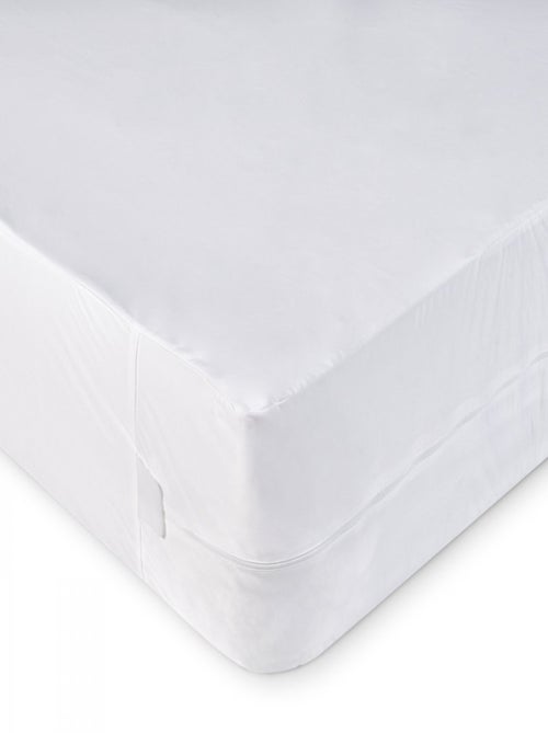 Bleu Câlin - Protège matelas Housse Intégrale Anti-punaises de lit - Kiabi