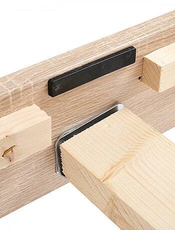 Bleu Câlin - Sommier kit à lattes avec pieds - Fabriqué en Belgique