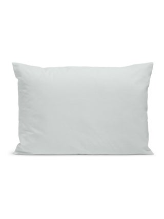 Bleu Câlin - Taie d'oreiller unie Percale de coton 80 fils/cm²