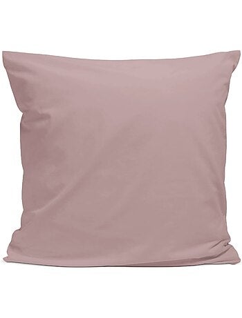 Bleu câlin - taie d'oreiller unie percale de coton 80 fils/cm²