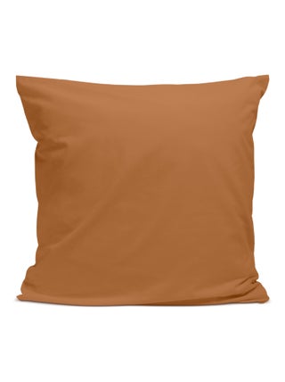 Bleu Câlin - Taie d'oreiller unie Percale de coton 80 fils/cm²