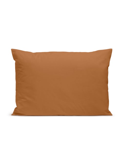 Bleu Câlin - Taie d'oreiller unie Percale de coton 80 fils/cm² - Kiabi