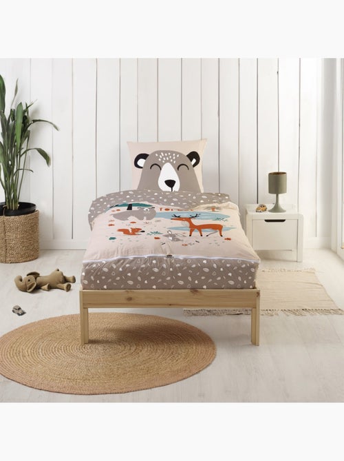 Bleu Câlin Rechange Caradou® Forêt Parure de Lit Enfant - Sans Couette - 90x190cm - Kiabi Bleu Câlin Rechange Caradou® Forêt Parure de Lit Enfant - Sans Couette - 90x190cm - Kiabi