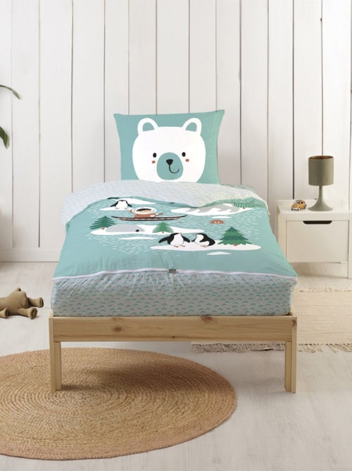 Bleu Câlin Rechange Caradou® Igloo Parure de Lit Enfant - Sans Couette - 90x190cm - Kiabi