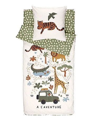 Bleu Câlin Rechange Caradou® Ritmo Parure de Lit Enfant - Sans Couette - 90x190cm