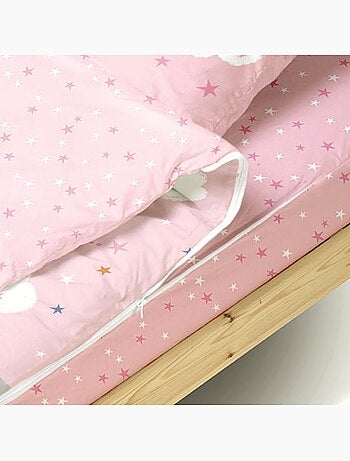 Bleu Câlin Rechange Caradou® Licorne Parure de Lit Enfant - Sans Couette - 90x190cm