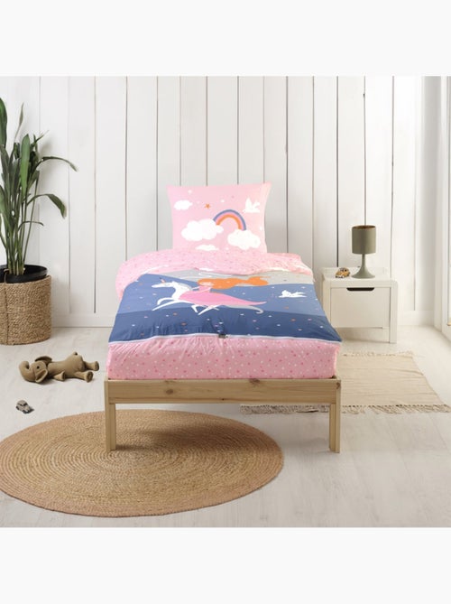 Bleu Câlin Rechange Caradou® Licorne Parure de Lit Enfant - Sans Couette - 90x190cm - Kiabi Bleu Câlin Rechange Caradou® Licorne Parure de Lit Enfant - Sans Couette - 90x190cm - Kiabi