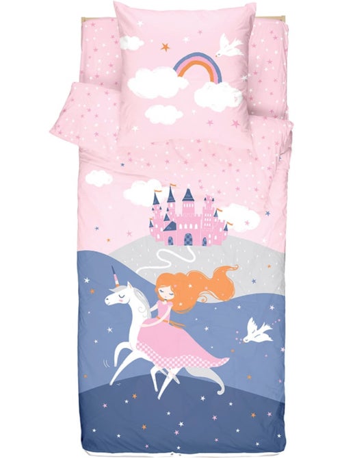 Bleu Câlin Rechange Caradou® Licorne Parure de Lit Enfant - Sans Couette - 90x190cm - Kiabi Bleu Câlin Rechange Caradou® Licorne Parure de Lit Enfant - Sans Couette - 90x190cm - Kiabi