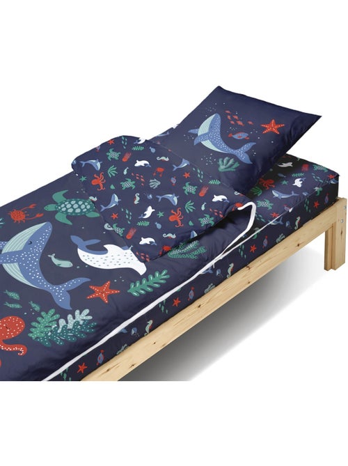 Bleu Câlin Rechange Caradou® Océan Parure de Lit Enfant - Sans Couette - 90x190cm - Kiabi Bleu Câlin Rechange Caradou® Océan Parure de Lit Enfant - Sans Couette - 90x190cm - Kiabi