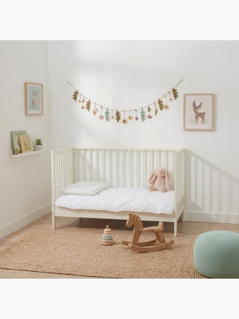 Bleu C?lin - Oreiller Enfant mi-ferme 40x60cm Sp?cial 3-5 ans Blanc - Kiabi
