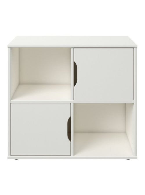 Bloc de rangement 4 casiers effet bois  ARTHUR - Kiabi