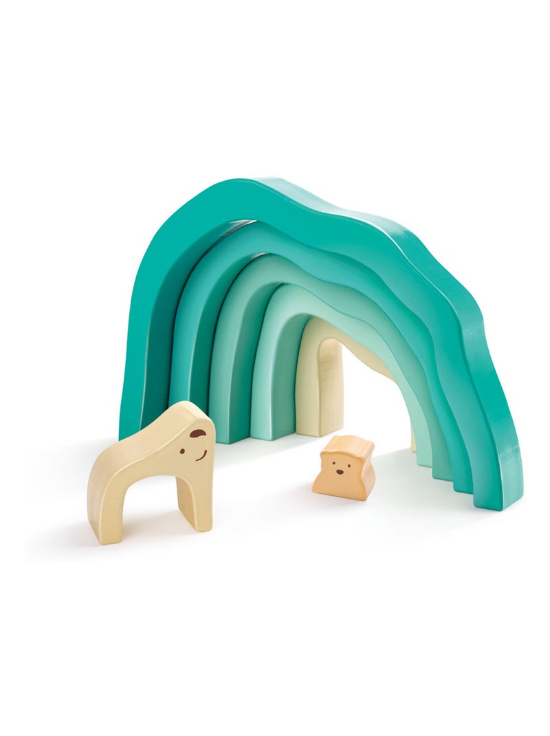 Blocs à empiler Ours polaire arctique Bleu turquoise - Kiabi