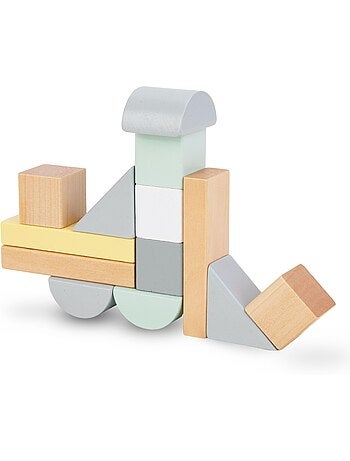 Blocs de construction bois enfant 100 pieces jouet apprentissage mamabrum