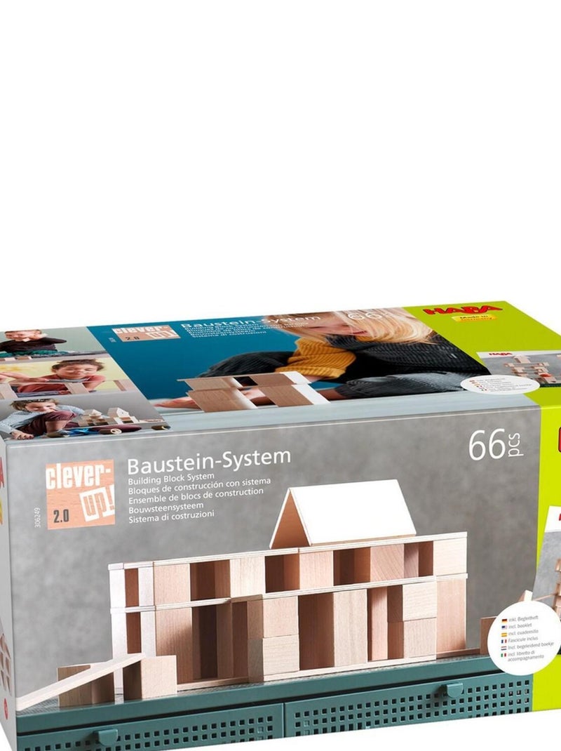 Blocs de construction  en bois : 66 pièces N/A - Kiabi