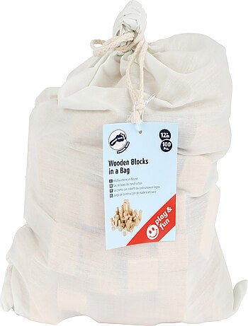 Blocs de construction Naturel 100 pcs