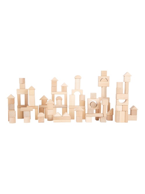 Blocs de construction Naturel 100 pcs - Kiabi