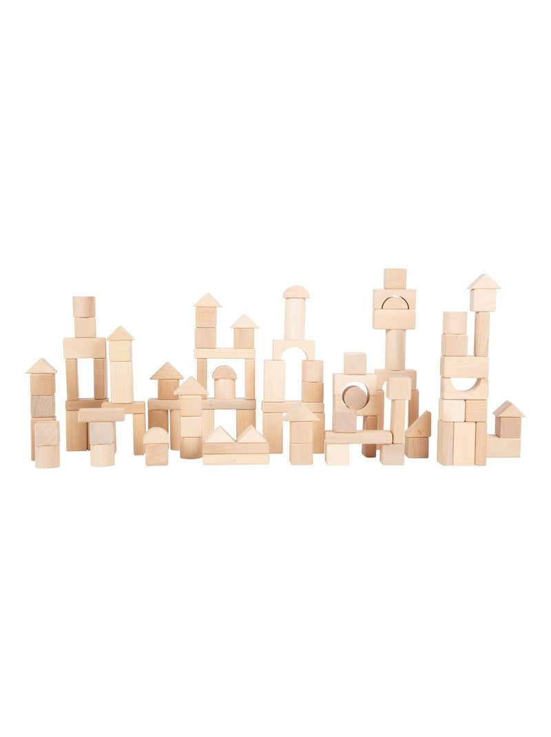 Blocs de construction Naturel 100 pcs Beige - Kiabi