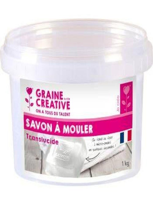 Blocs de savon à mouler transparent 1 kg - Graine Créative - Kiabi