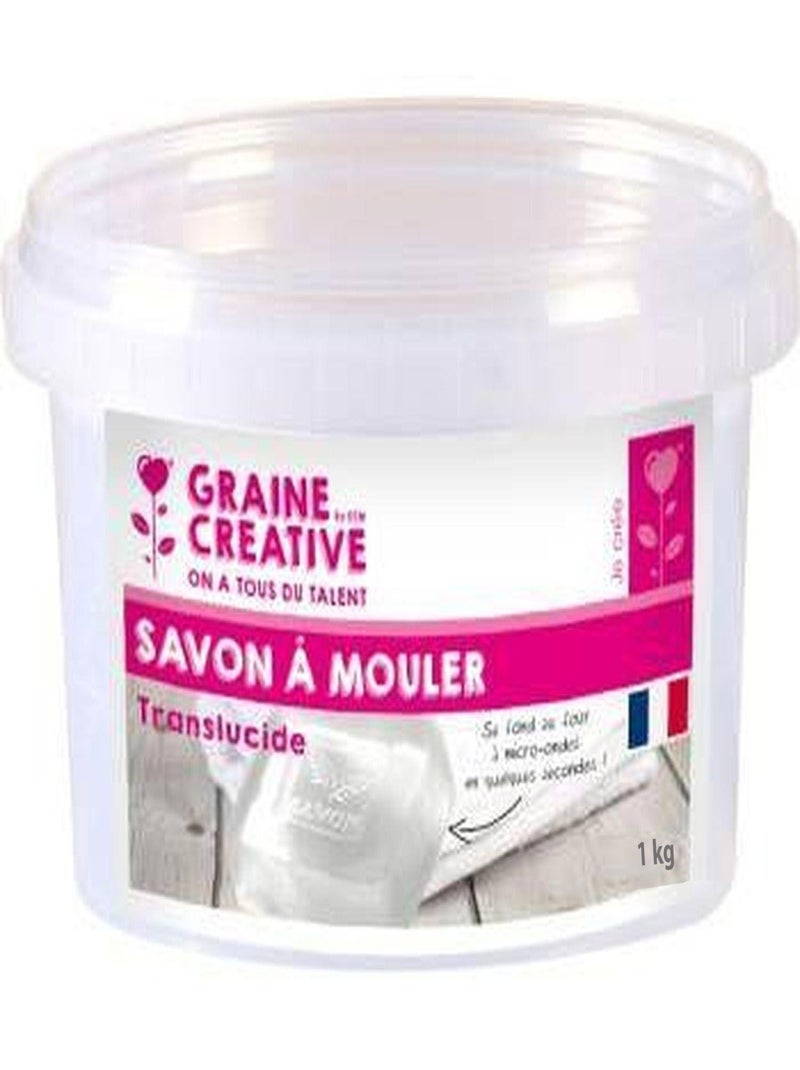 Blocs de savon à mouler transparent 1 kg - Graine Créative Transparent - Kiabi