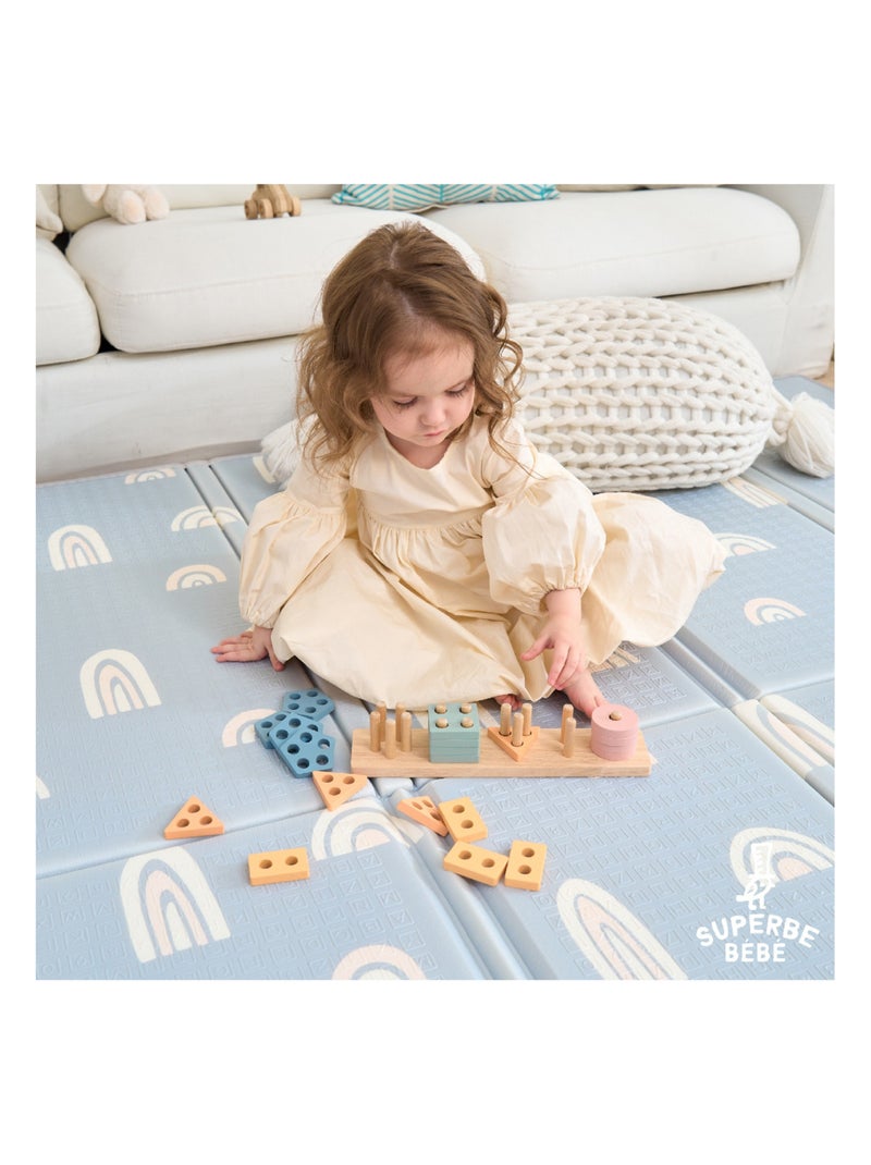 Blocs en bois à empiler - Jeu d'éveil | SUPERBE BEBE N/A - Kiabi