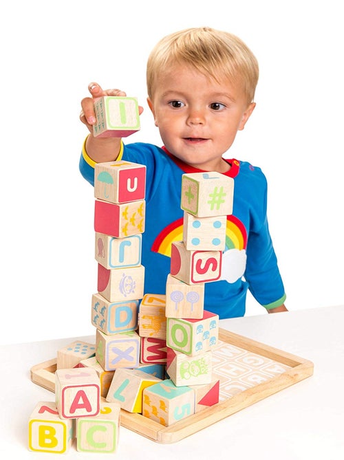 Blocs en bois ABC - Kiabi