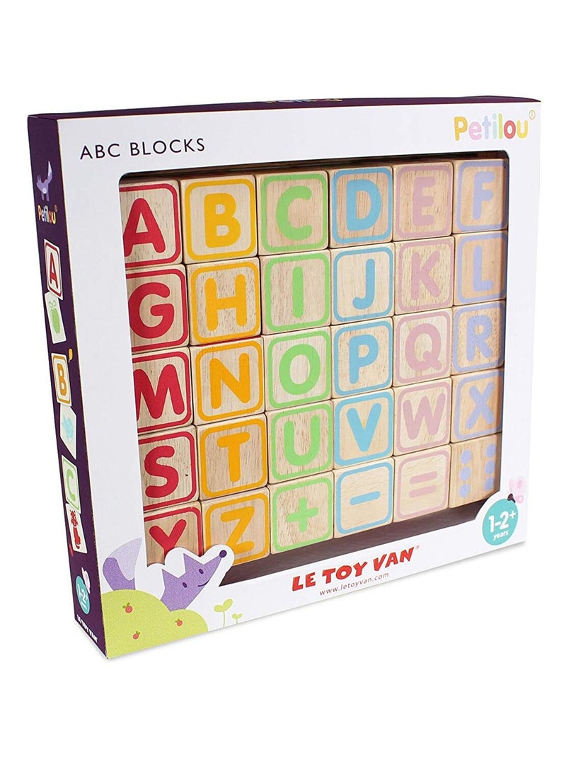 Blocs en bois ABC Beige - Kiabi