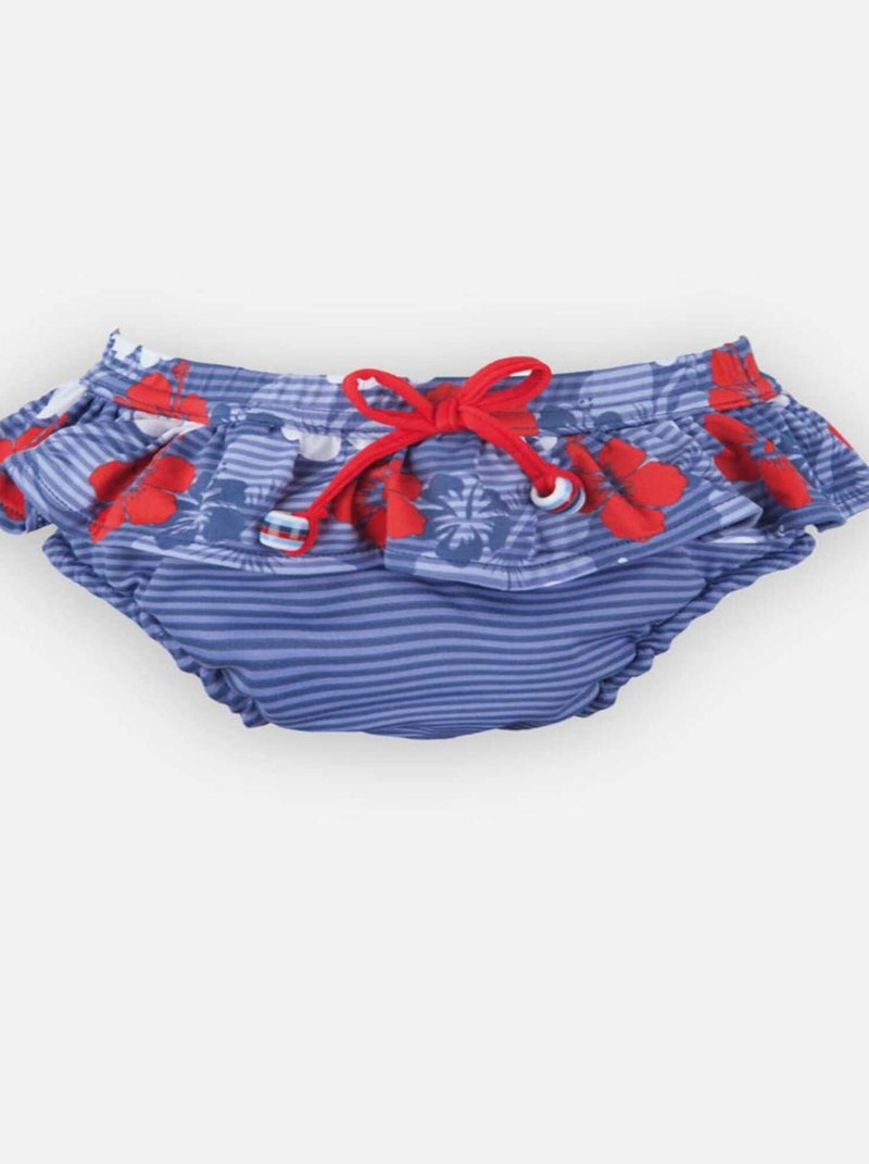 Bloomer Double Protection Hawaii Fille Archimède Rouge - Kiabi