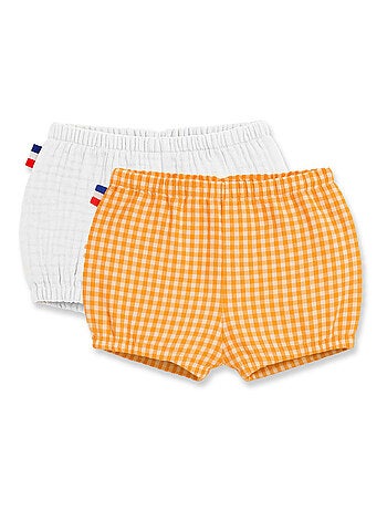 Bloomers en Coton Bio Rose et Fraise