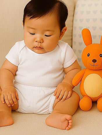 Bloomers en Coton Bio Rose et Fraise