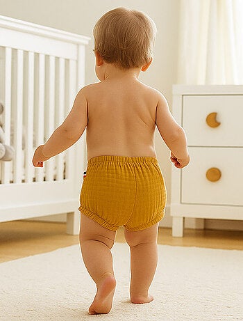 Bloomers en Coton Bio Rose et Fraise