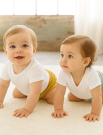Bloomers en Coton Bio Rose et Fraise